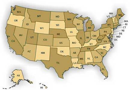 Real Estate Appraiser Map